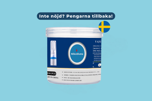 NikoSluta® | Bara nöjet. Inte besvären – filtrerar bort tjära och nikotin – 100 stycken