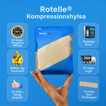 Rotelle® | Justerbar kompressionsärm för axeln – ger stöd åt rotatorkuffen och daglig komfort