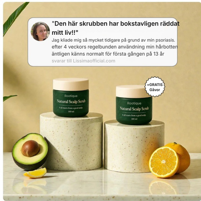 Rootique® | Ett nytt sätt att lindra klåda och fjällande hårbotten – utan steroider