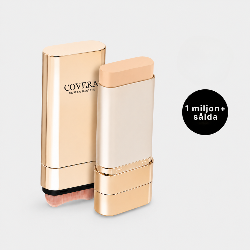 Covera® Foundation-stick med två ändar | Full täckning med ett enda drag. Döljer omedelbart ojämnheter och ger ett felfritt resultat i 16 timmar