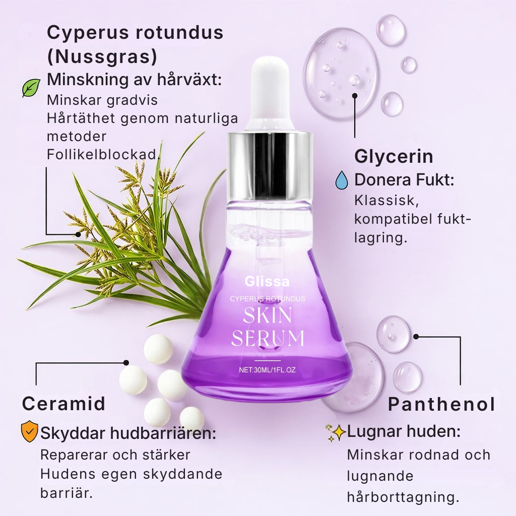 Glissa® | Växtbaserad hårväxthämmare