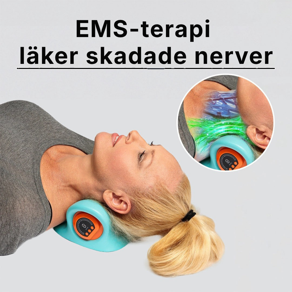 CervikalStöd® | Professionell nack- och hållningsenhet med EMS, värme, massage och dekompression
