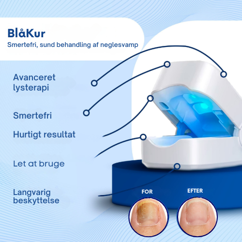 BlåKur | Smärtfri och effektiv behandling av svamp och kritaktiga naglar