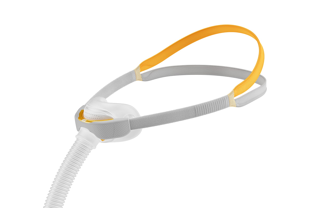 Näsiva® | CPAP-näskuddsmask med AutoLock-huvudband – stabil och bekväm passform