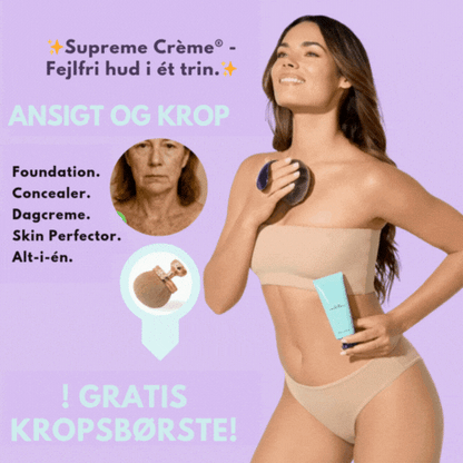 Supreme Crème® | Allt-i-ett glöd för ansikte och kropp på 90 sekunder, håller perfekt i 12 timmar