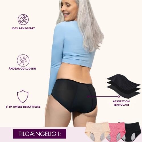 LækFri® | Läckagesäkert underkläder (3-pack)