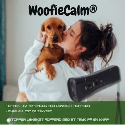 WoofieCalm® - Stoppar skällande och annat oönskat beteende