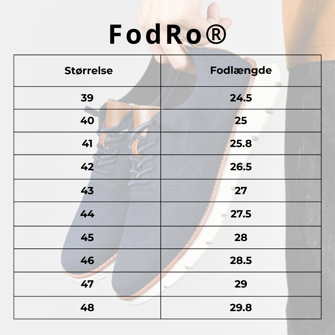 FodRo® | Ultra-komfortabla Ortopediska Skor