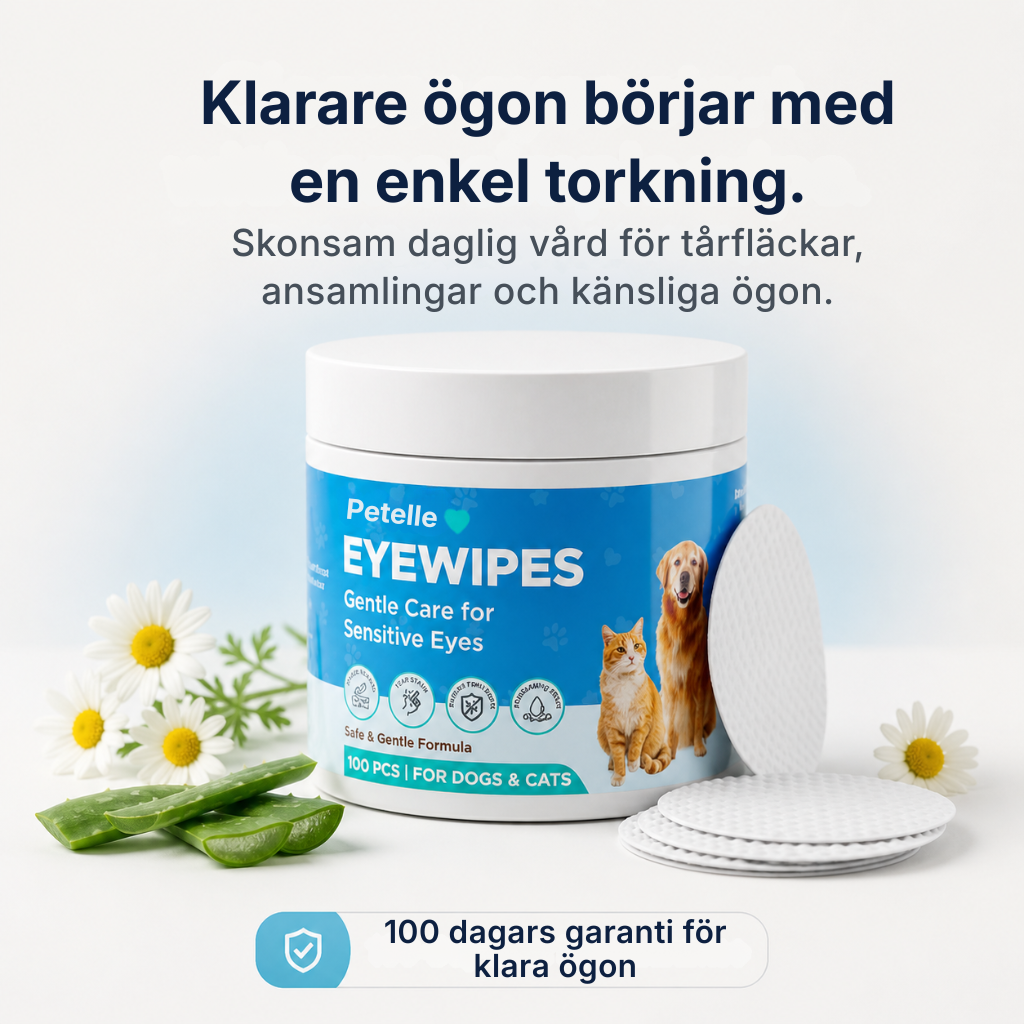 Petelle® Ögonservettsats | förebyggande åtgärder som håller ögonen friska